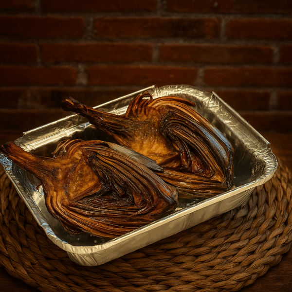 ALCACHOFAS AL HORNO (2 mitades)