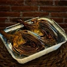 ALCACHOFAS AL HORNO (2 mitades)
