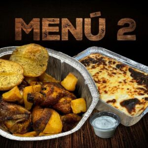 MENÚ 2 DE POLLO A L'AST