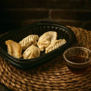 DUMPLING ARTESANO CERDO Y VERDURA (5 Uds)