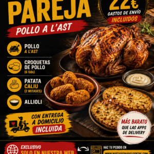 z MENÚ PAREJA POLLO A L’AST